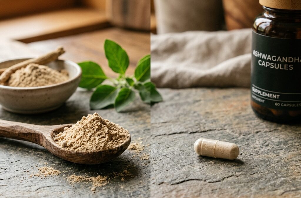 Quel est le Meilleur Ashwagandha ? Comparatif Poudre vs Gélules